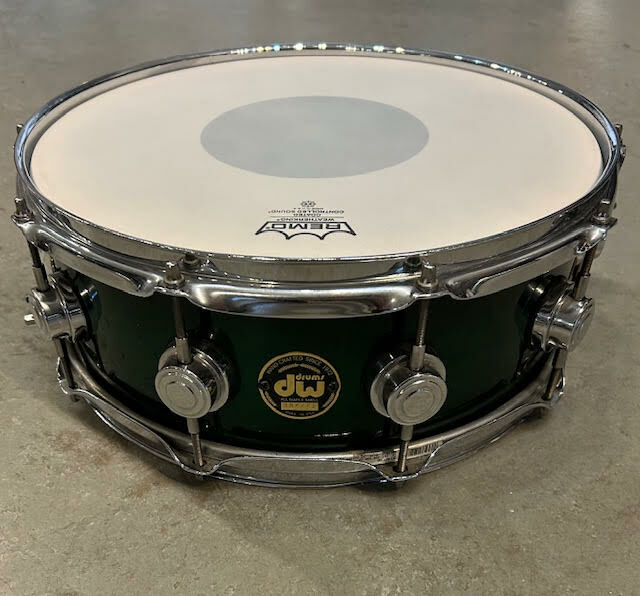 Used mint Pearl 14x5.5 Sensitone Brass Shell Snare Drum – 247drums